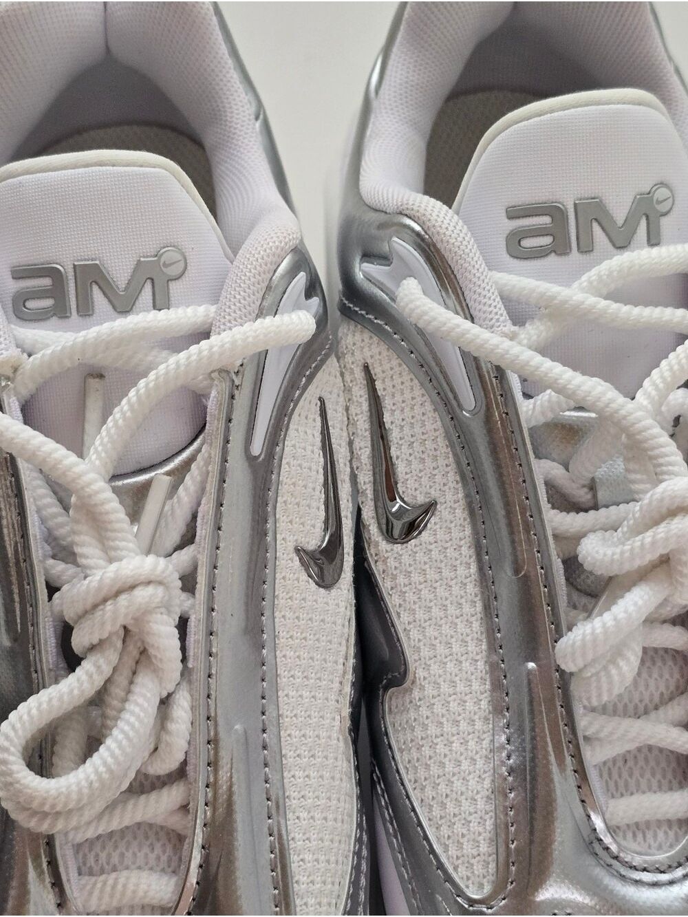 Nike Air Max Muse Metallic Silver Pure Platinum Sneakers Women’s Size 7 NWOT - Picture 7 of 16